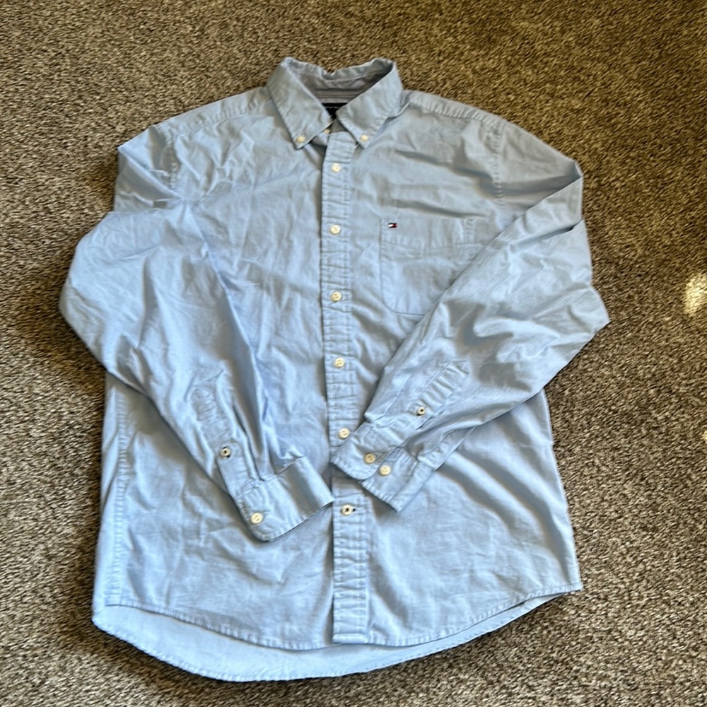 Tommy Hilfiger Light Blue Button Down